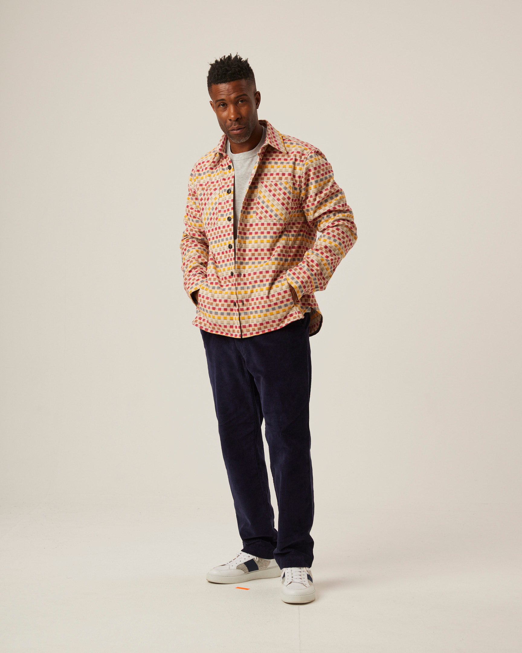 Image of model wearing Blunt Overshirt. 