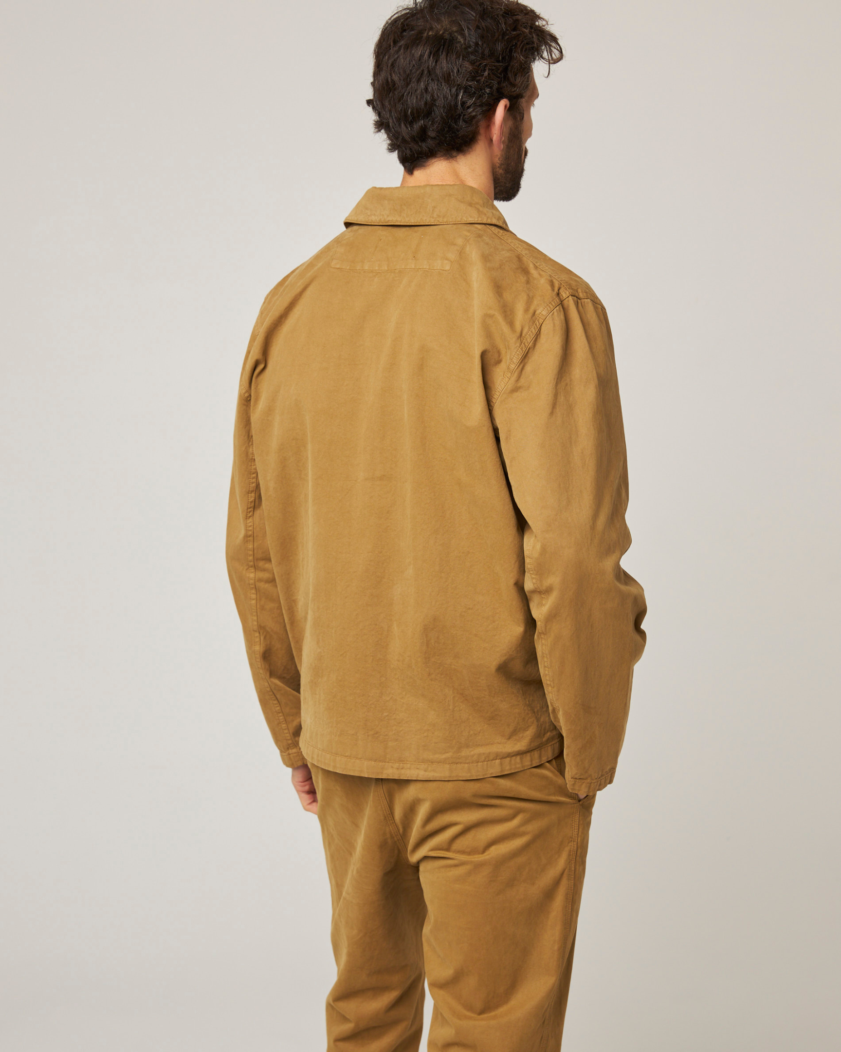 Image of model wearing Ashton Chore Jacket. 