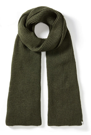 Image of model wearing Porter Ribbed Scarf. One Size 