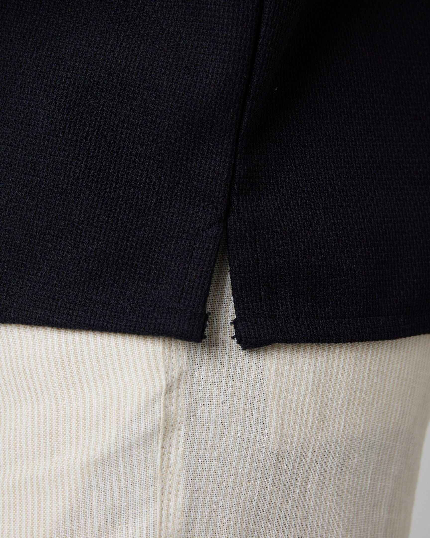 Image of model wearing Quay Cuban Collar Shirt . 