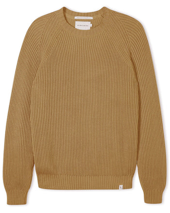 Image of model wearing Harry Crew Jumper. 
